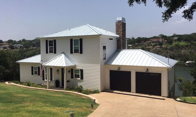 Marble Falls Casa | New Luxury Waterfront House with Pool, Boat Dock, and Scenic Hill Country Views