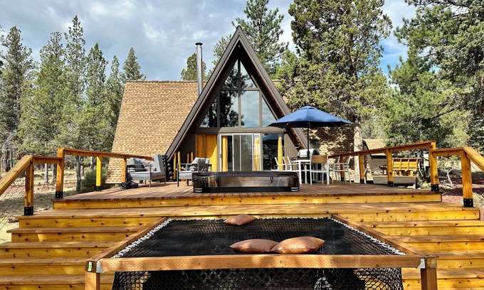 Sisters Cabina | NEW ! Majestic A-Frame on 5 acres!