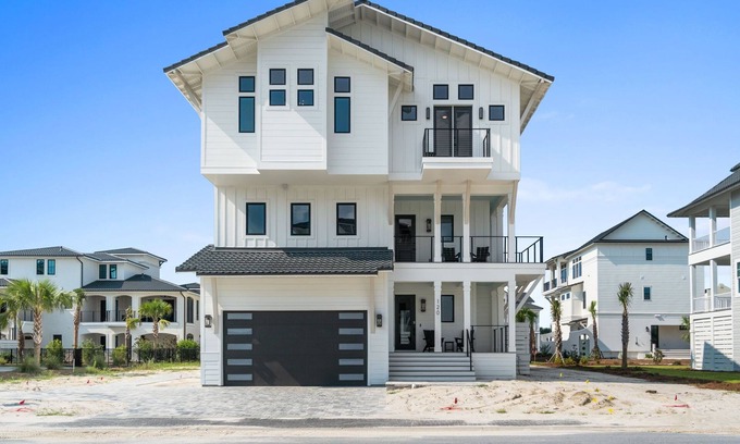 Bay County Casa | New Mexico Beach Construction, Sugar Sand Community, Private Pool, Pet Friendly!