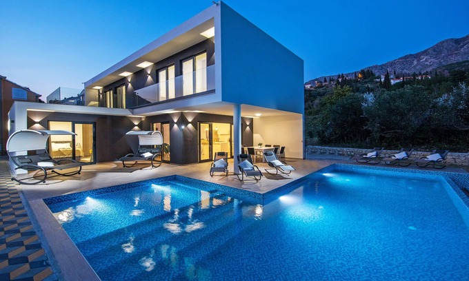 Zupa dubrovacka Villa | Nueva villa moderna Luce 10 min. al centro de Dubrovnik, 10 min. a la playa