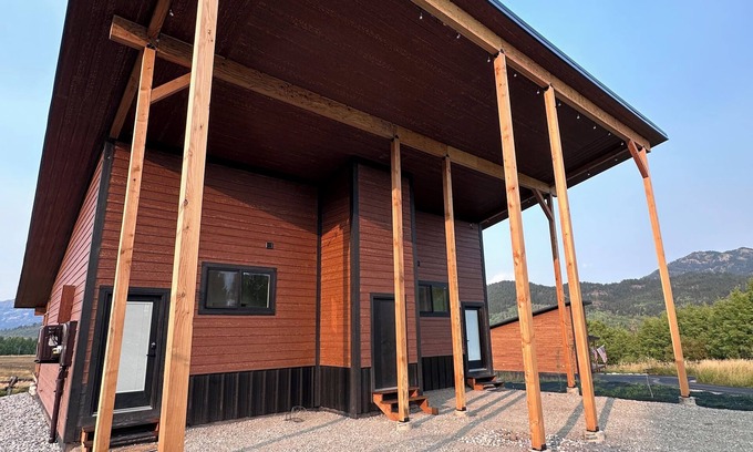 Alpine Cabina | New Mountain Modern Cabin in Alpine WY Fly Fishing Retreat Near Jackson Hole