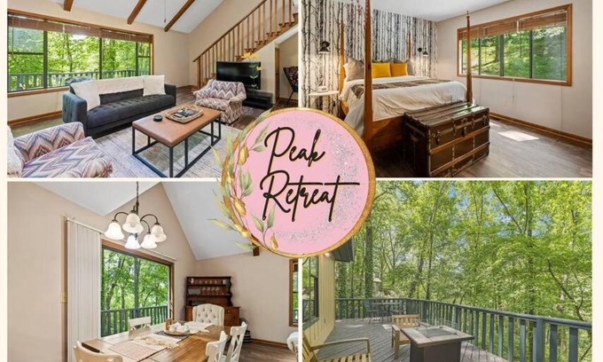 Lake Lure Casa | NEW! Peak Retreat- Lake Lure- Family Friendly!