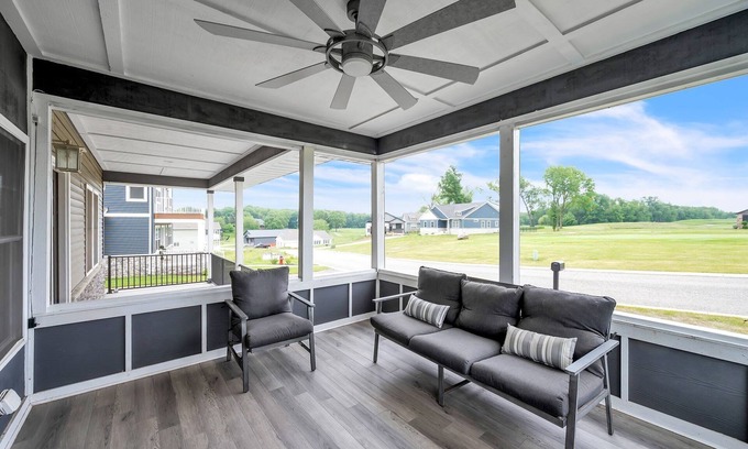 South Bend Casa | NEW! Pet-Friendly Getaway with Golf & Private Patio Retreat