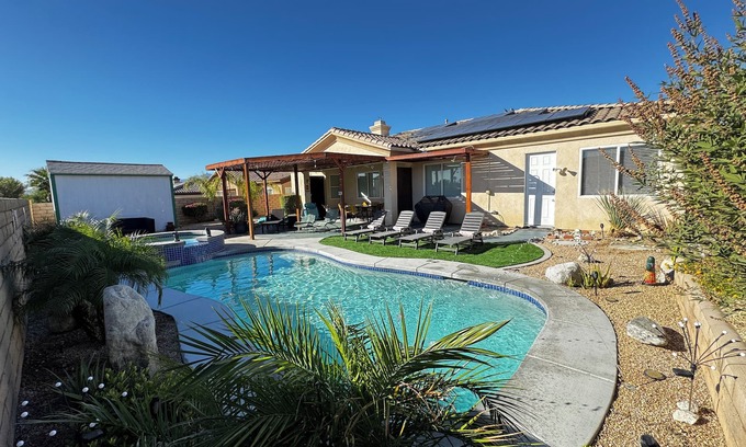 Desert Hot Springs Casa | New Pool! Desert Hideaway with Hot Tub + Mtn View