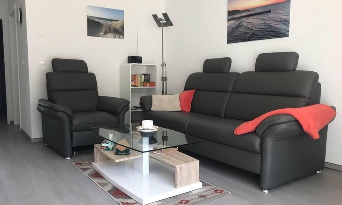 Gelbensande Apartamento | Nuevo apartamento tranquilo en el bosque costero Graal-Müritz convivencia apartamento Hasenwinkel 4 EG