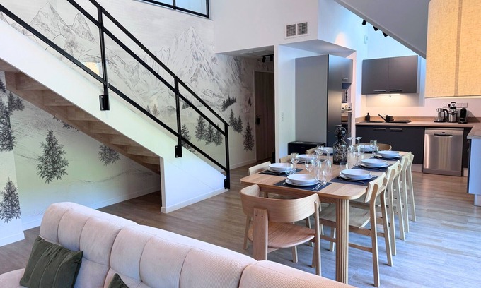 Saint-Lary-Soulan Apartamento | New - Refined apartment in Saint-Lary village center, 3 bedrooms- 8 pers.