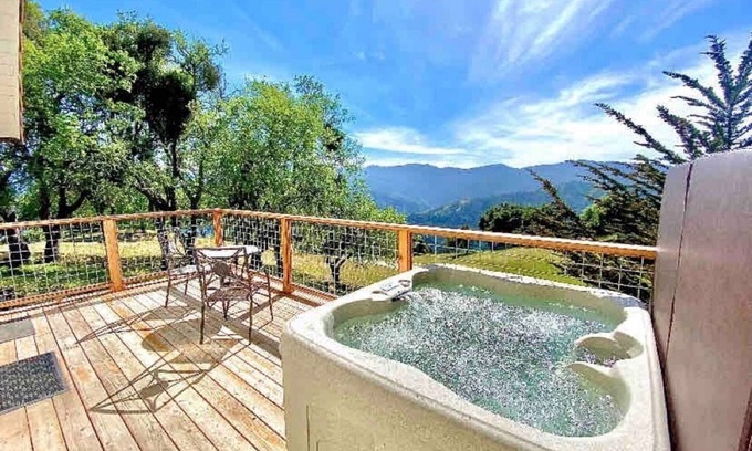 Carmel Valley Cabaña | NEW! Soak in a Private Hot Tub while you Enjoy the Mountain Views