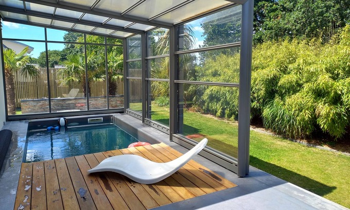 Crozon Casa | New CONTEMPORARY HOUSE - SWIMMING POOL 5 minutes from the beaches
