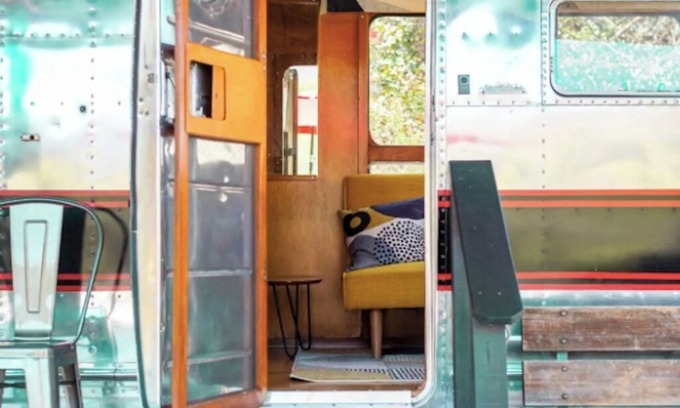Weaverville Casa | New! Stunning View/Romantic Airstream/ Sauna/ Fire Table