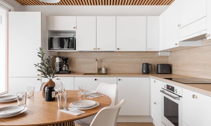 Tampere Apartamento | New stylish 102m2 | 5 bedrooms | Free parking | Sauna |