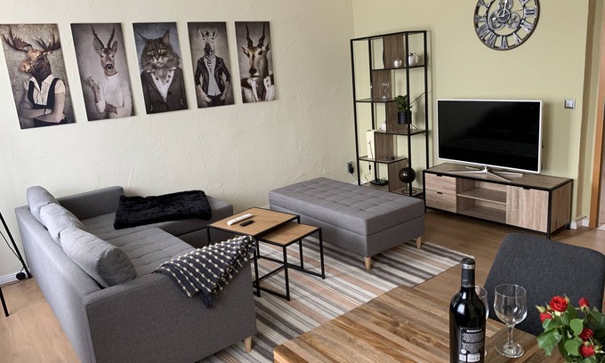 Cottbus Apartamento | New! Stylish city apartment *Netflix,parking lot,close to BHF*