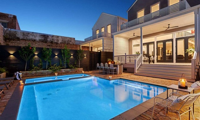 Lower Garden District Casa | New Stylish Renovation | Heated Pool & Hot Tub