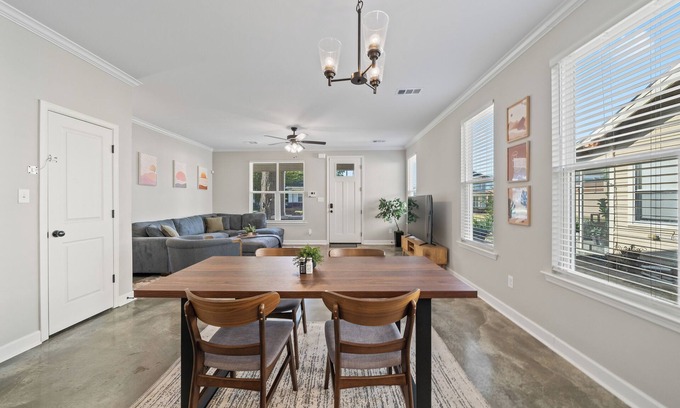 Crosstown Casa | NEW Townhome - Gated Parking, DT/Midtown Close