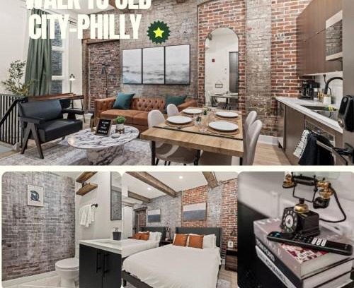 Old City Apartamento | New Townhouse Sleep 4 Old City Walk to Everything!