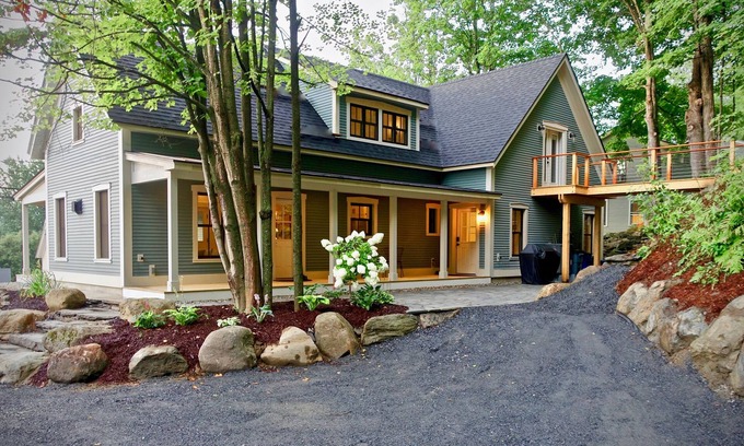 Stowe Village Historic District Casa | ¡Nuevo! Vermont Modern Farmhouse en Stowe Village