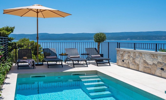 Medici Villa | NEW! Seaview Villa Dattero -private Pool, Jacuzzi, Sauna, Media room