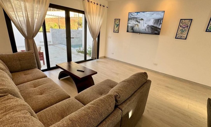 Coco Villa | New Villa w/ Private Pool & AC, 5 mins walk to the beach!