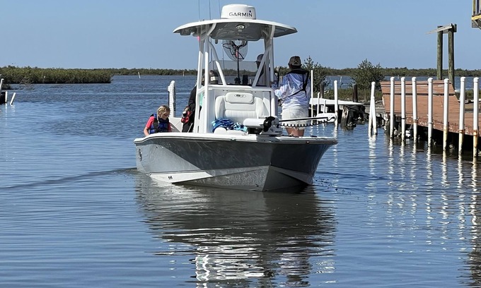 Golden Meadow Casa | NEW water front 3bed 2.5bath camp with boat launch & ice maker.