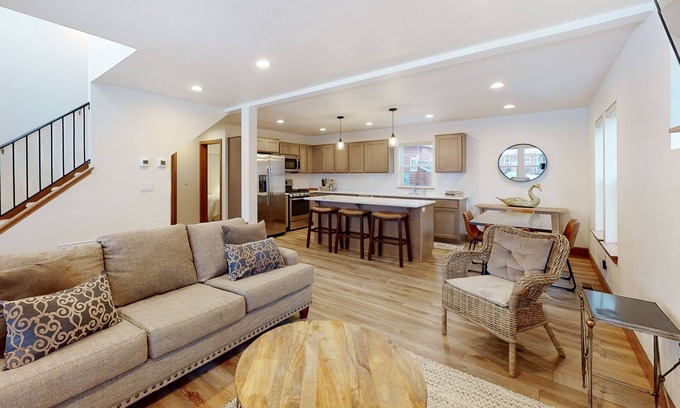 Dover Bay Casa | Newly built 2-story home with fireplace & great porch - walk to the river