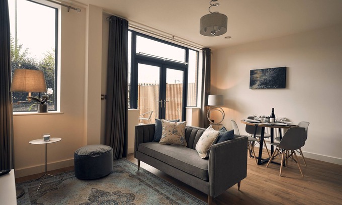Hungerford Apartamento | Kingfisher-Estándar-Apartamento-Baño Privado-Terraza