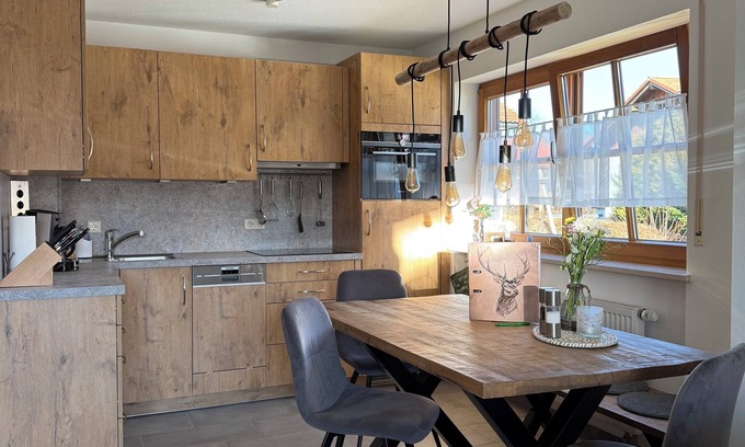 Oberreute Apartamento | Newly furnished, cozy apartment! Hiking, cycling right on the doorstep