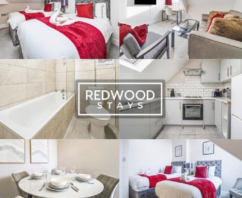 Rushmoor District Apartamento | Newly Refurbished Everest Lodge Serviced Apartments for Contractors & Families, FREE WiFi & Netflix by REDWOOD STAYS