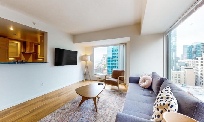 Downtown Seattle Apartamento | Next to the Market at Newmark