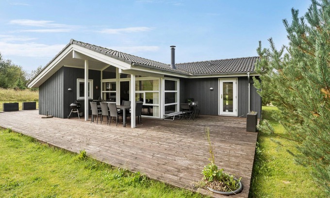 Krejbjerg Casa | Bonita casa en Ejstrupholm con sauna