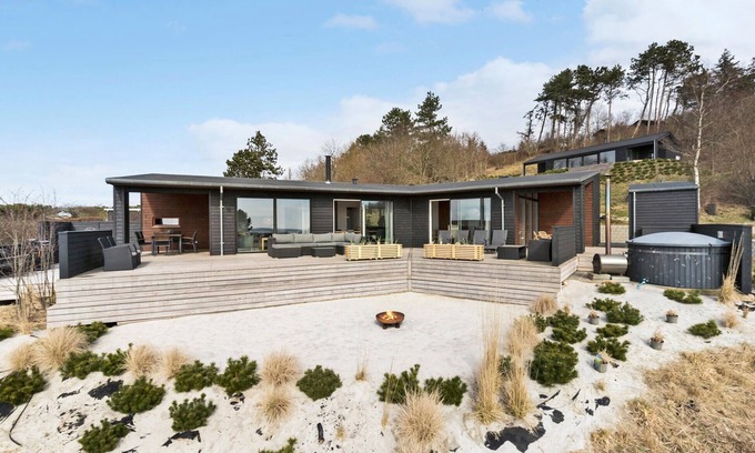 Knebel Casa | Bonita casa en Knebel con sauna