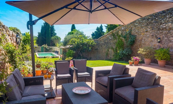 Montouliers Casa | Hermosa casa tranquila con vistas y piscina privada y cerca del Canal du Midi