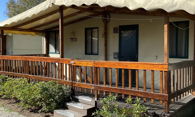 Viareggio Casa | Nice mobile home, with veranda, on the family camping Paradiso