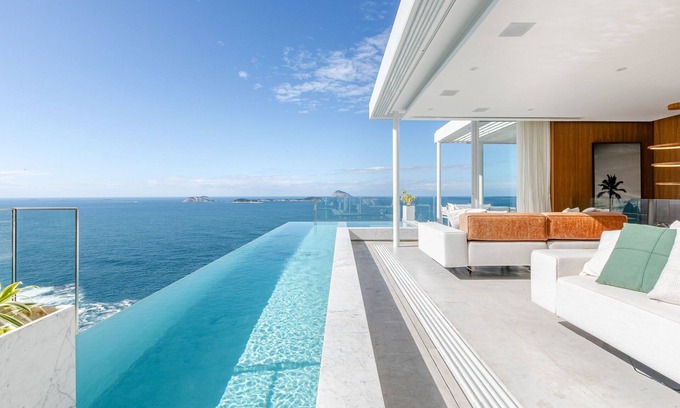 Vidigal Apartamento | Ático encantador con vista al mar en Río - Vid001