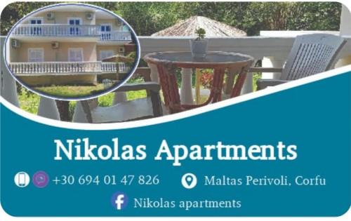 Notos Apartamento | Nikolas Apartments