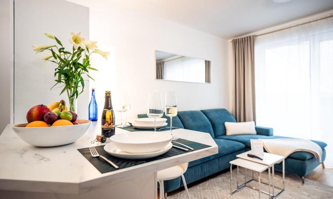 Leipziger Vorstadt Apartamento | NK Apartments - Hafencity Dresden mit Elbblick - Modern & Zentral