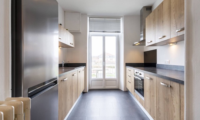 Vittel Apartamento | Noa : Piso de 2 habitaciones en el centro de Vittel (Balcón y aparcamiento gratuito)