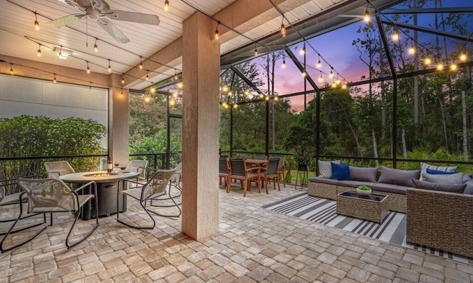 Ponte Vedra Casa | Noc Nest Family Retreat - Screened Lanai - Fire table - Outdoor BBQ - Game Room