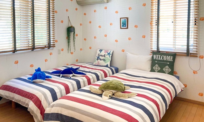 Yonabaru Apartamento | Nonsmoking Twin aquarium room 203 / Shimajiri-gun Okinawa