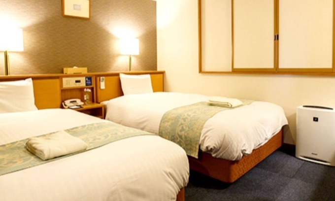 Nishinakasu Hotel | Nonsmoking Twin room Basic plan Tenjin 2 minute / Fukuoka Fukuoka