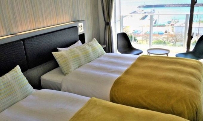 Nago Hotel | NonsmokingOcean View Twin B Breakfast included / Nago Okinawa