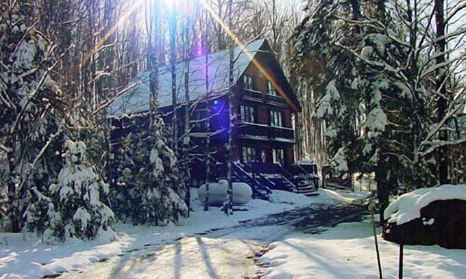 Stambaugh Chalet De Esquí | Chalet Haus nórdico situado en el bosque serenos de Ski Brule Pueblo