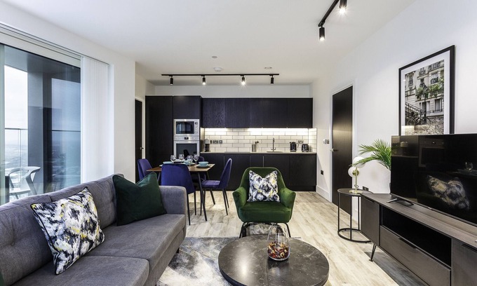 East Acton Apartamento | North Acton IX - 2Bed King/Double + 2Bath +Balcony