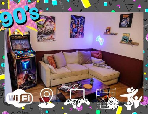 Boulogne-sur-Mer Apartamento | Nostalgie 90- emplacement idéal- parking gratuit