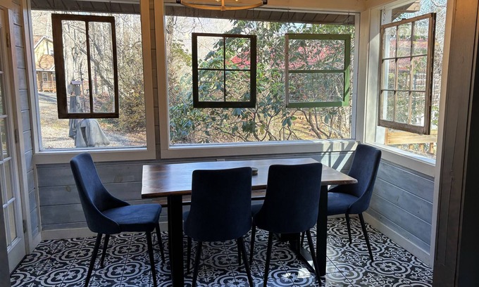 Maggie Valley Casa | Not damaged by Helene. Close to town, hot tub, motorcycle friendly