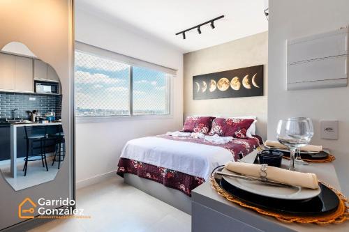 Belenzinho Apartamento | Novo e Fino Studio no Metrô Belém - Com Ar