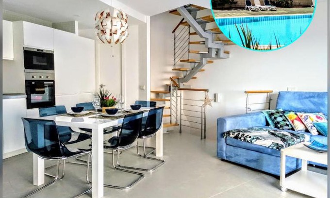 El Medano Apartamento | Nuevo y acogedor duplex frente al mar