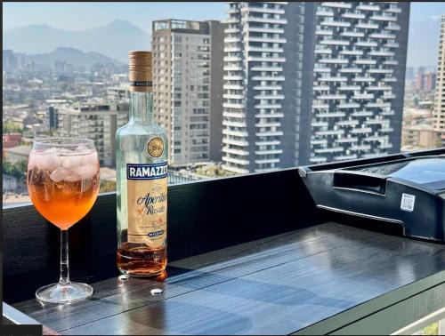 Santiago Apartamento | Nuevo y vista despejada Barrio Bellavista