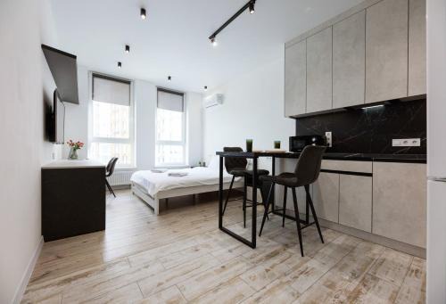 Svyatoshyns'kyi District Apartamento | Nyvky Like Home - Нивки Парк - Студія 40-1