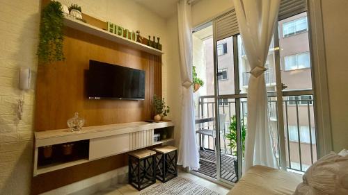 Panamby Apartamento | O mais completo Studio com sacada prox Tokio Marine Hall
