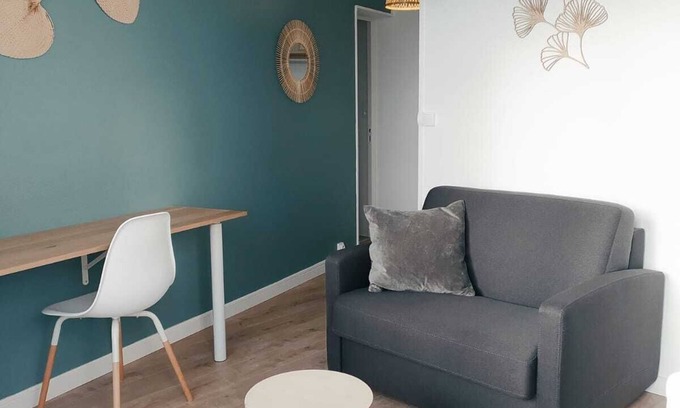 Sable-sur-Sarthe Apartamento | O'zen - Studio Lumineux et Calme Avec Jardin