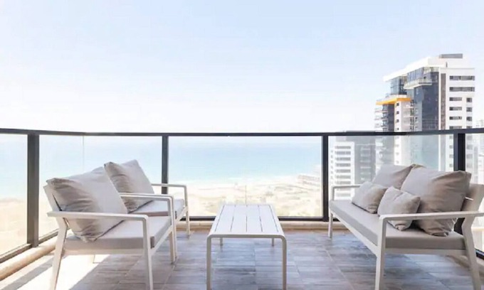 Rishon LeTsiyon Apartamento | apartamento de lujo Nueva torre mejor ubicación vista al mar Bat yam cerca de la playa GIMNASIO.